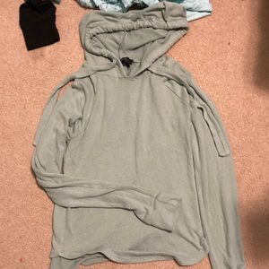 Forever 21 mint green hoodie. Size small. Lightly used